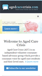 Mobile Screenshot of agedcarecrisis.com